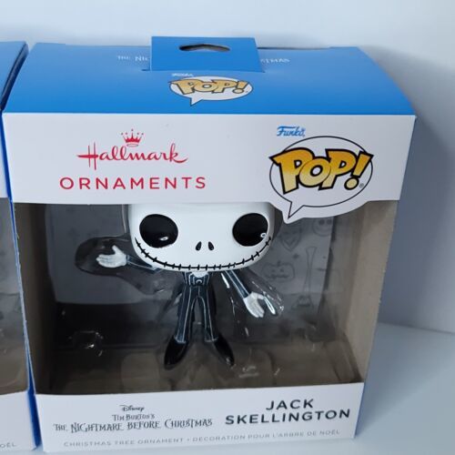 Hallmark FUNKO POP Disney Nightmare Before Christmas Jack & Sally Ornament set Item image 3
