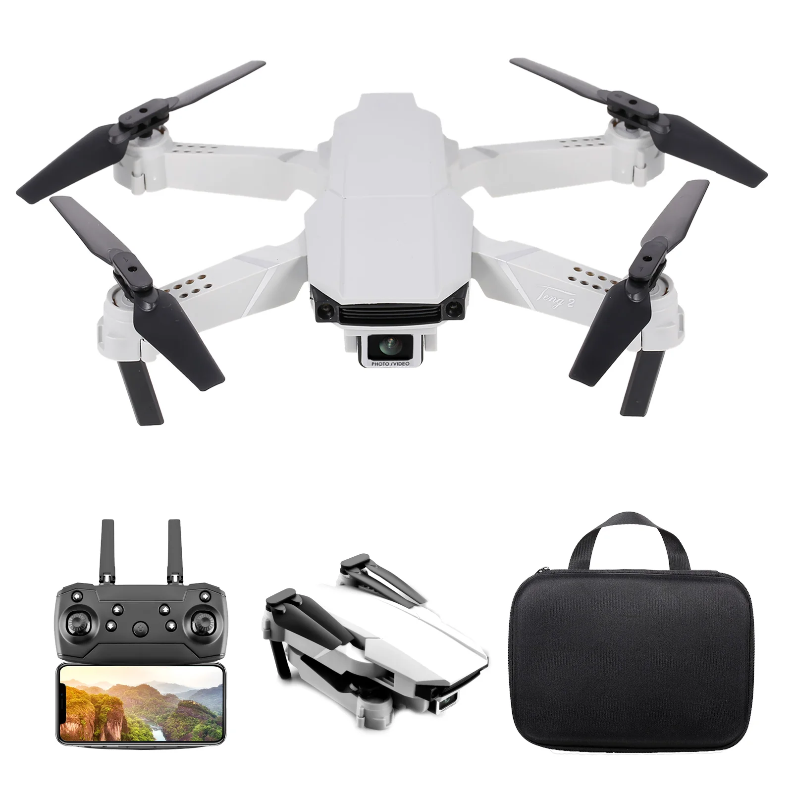 2021 New S62 Drone 4K Dual Camera Visual Positioning WiFi Fpv Foldable 6... - £33.80 GBP+