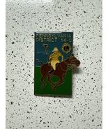 Lions Club International Pin Pennsylvania District 14-D Gold Tone - $2.15
