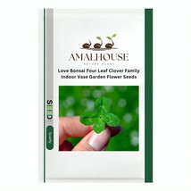 100 PCS Seeds Love Bonsai Four Leaf Clover Family Indoor Vase Garden Flo... - $15.08