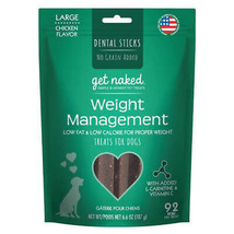 Get Naked Weight Management Grain-Free Dental Stick Dog Treats Chicken 1ea/6.6 o - £7.87 GBP