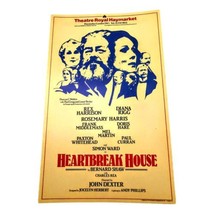 Diana Rigg Handbill Theater Heartbreak House London UK Rex Harrison 1983 - £30.38 GBP