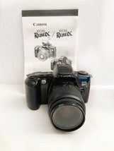 Refurbished Canon EOS Rebel Xs 35mm SLR Camera +35-80mm Lens Vintage 90&#39;s - £70.81 GBP
