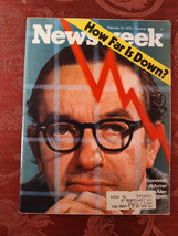 Newsweek February 24 1975 Feb 2/24/75 Alan Greenspan Ayn Rand Cher Tom Snyder - £22.49 GBP