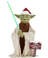 Star Wars 3.5 ft Animated LED Xmas And Hallowee Yoda Indo... - £148.18 GBP