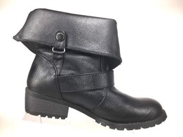 Madeline Stuart Womens Ankle Boots Size 6.5 M Black Slip On Booties - £17.99 GBP