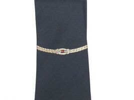 Anbi Mens Vintage Necktie Italy Navy Blue 3" Wide 1960s NWOT Faux Chain ... - $17.77 Anbi Mens Vintage Necktie Italy Navy Blue 3" Wide 1960s NWOT Faux Chain ... - $17.77