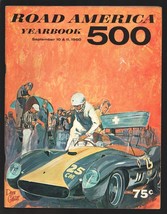 Road America 500 SCCA Auto Race Yearbook 1960-Photos &amp; info-track diagram-rac... - £91.40 GBP