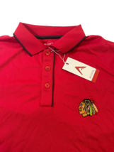 Antigua Hombre Chicago Blackhawks Elite Desierto Seco Polo - Rojo, Pequeño - $564.12 MXN