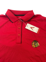 Antigua Hombre Chicago Blackhawks Elite Desierto Seco Polo - Rojo, Pequeño - £23.21 GBP