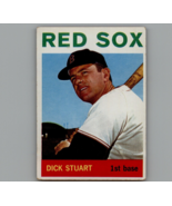 1964 Topps Dick Stuart Baseball Card #410 Boston Red Sox Original - £4.66 GBP