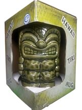 Hawaii Tiki Mug Chiefly Love Tiki Green Ceramic Mug New In Box Microwave... - $23.73
