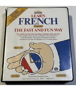 Barron&#39;s: LEARN FRENCH THE FAST AND FUN WAY 2 Books &amp; 4 Audio Cassettes ... - £11.13 GBP