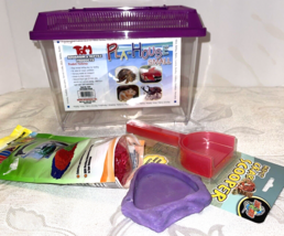 Tom Playhouse Purple Small Crab Kit Hamster Gerbil Betta Other sm. Pets - £15.25 GBP