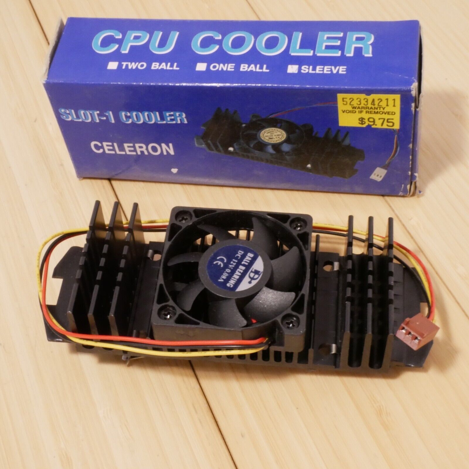 NOS Yate Loon DC12 Slot 1 SEPP Celeron Heatsink & Fan - Tested & Working - $11.29