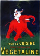 2568.Chef riding the Red Elephant 18x24 Poster.Home interior design art.Office.K - £22.37 GBP