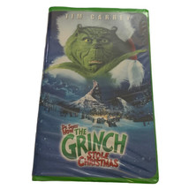 How the Grinch Stole Christmas VHS Video Tape Movie Clamshell Jim Carrey... - $7.76