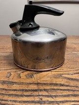 Revere Ware Paul Revere 2 Qt Whistling Copper Bottom Teapot Kettle CU06g... - $14.95