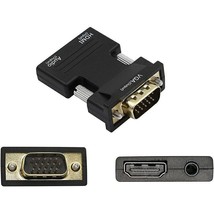 1080P HDMI Female to VGA Male with Audio Output Cable Converter Adapter ... - $5.11