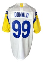 Aaron Donald Signé Los Angeles Rams Blanc Nike Jeu Jersey Bas ITP - £250.67 GBP