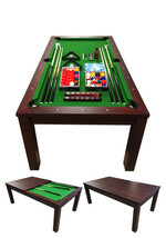 7FT POOL TABLE Model MISSISIPI Snooker Full Accessories BECOME A BEAUTIF... - £1,595.91 GBP