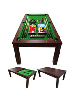 7FT POOL TABLE Model MISSISIPI Snooker Full Accessories BECOME A BEAUTIF... - $2,732.71 CAD