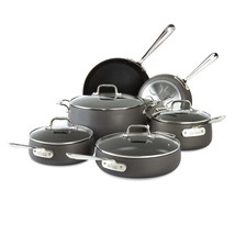 All-Clad HA1 Hard Anodized Nonstick Cookware Set, 10 piece Set - £221.85 GBP