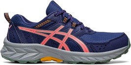 New ASICS Women&#39;s Gel-Venture 9 Running Shoes Indigo Blue/Papaya Size 7.5 - $69.29