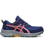 New ASICS Women&#39;s Gel-Venture 9 Running Shoes Indigo Blue/Papaya Size 7.5 - $69.29