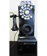 Automatic Electric Pay Telephone 3 Coin Slot 1930&#39;s Black Fully Restored #A - $27,424.44 MXN