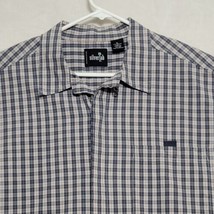 Levis Mens Shirt Size XL Button-Up Gray Plaid Silvertab - $31.87