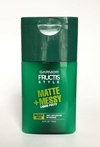 NEW GARNIER Fructis Matte + Messy Liquid Putty Medium Hold, 4.2 fl. oz. ... - £3.86 GBP