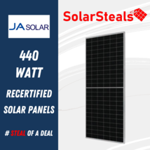 Used JA Solar JAM78S10-440/MR 440W 156 Cell 440 Watt Monocrystalline Panels - $200.00