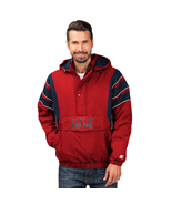 Boston Red Sox Mens Starter The Impact 1/2 Zip Hooded Pullover Jacket - ... - €85,82 EUR