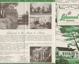 Lakewood Maine Brochure 1930&#39;s Theatre Cottages Shanty Lunch Skowhegan M... - $27.72