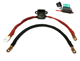 Tektrum Battery Interconnecting Cable Set -2 Gauge 1&#39; - 120A Fuse (RING-... - £63.17 GBP