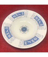COALPORT Bone China REVELRY BLUE Pattern Gold Rim Soup Salad Bowl 7 1/2&quot;... - £15.74 GBP