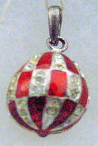 Russian Silver Handmade Faberge Egg Pendant #PD-011-078-
show original t... - $1,199.93 MXN