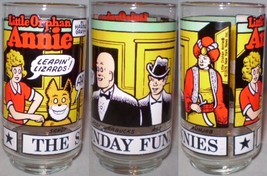 The Sunday Funnies Glass Little Orphan Annie - $8.00