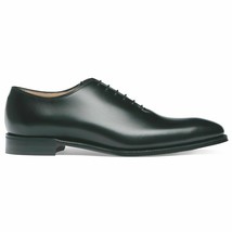 Men&#39;s Handmade genuine leather one piece formal lace-up shoes, Men dress shoes - £129.48 GBP