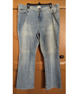 LL Bean Blue Jeans Womens 20 Reg Favorite Fit Stretch Denim Pants High R... - £16.76 GBP