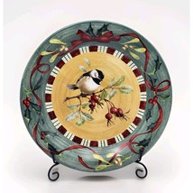 Lenox Winter Greetings Everyday Christmas Chickadee Dinner Plate 10.5&quot; - $18.69