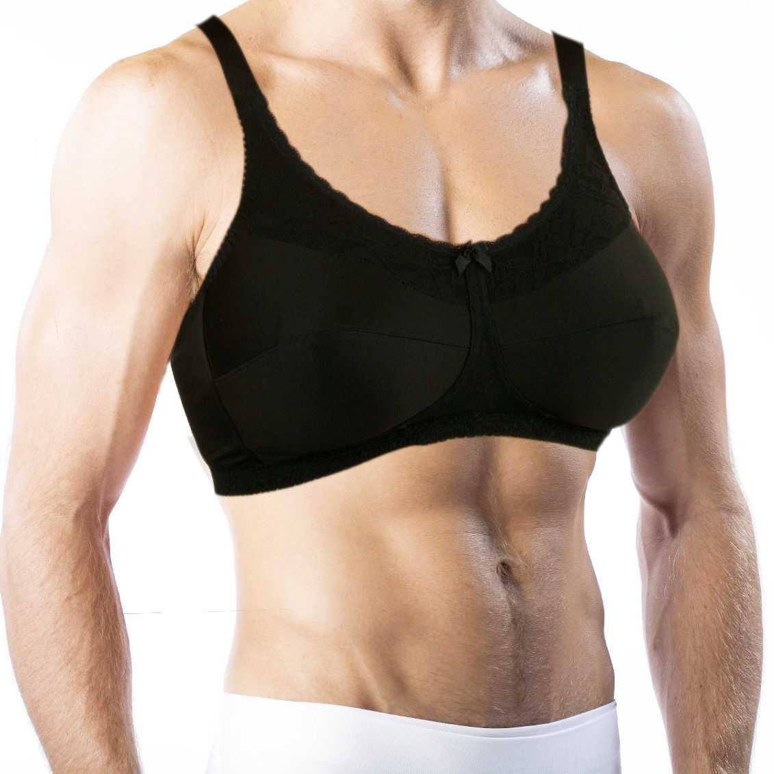 Bra For Men. Holds Silicone Breast Forms! Crossdressing, Transgender #770 - $39.99