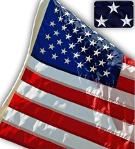 4X6 FT US American Flag (Embroidered Stars, Sewn Stripes) Outdoor Solarmax Nylon - £44.23 GBP