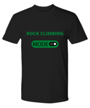 Rock Climbing, Black Premium Tee. Model 64027 - £23.69 GBP
