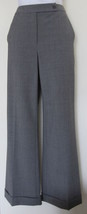 $118 Ann Taylor gray wool gabardine trousers 6 - £19.89 GBP