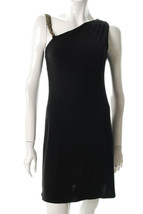 $148 Laundry cocktail dress w/ asymmetrical chain strap 4 NWT - £35.84 GBP