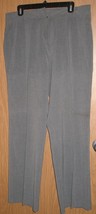 Womens 14R Van Heusen Stretch Gray Business Casual Dress Pants - £14.90 GBP