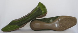 $245 AUTH Aquatalia patent/mesh ballet flats 7.0 NWOB - £40.55 GBP