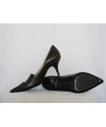 $345 AUTH Bruno Magli loafer-inspired leather pumps 6.0 NWOB - $74.95